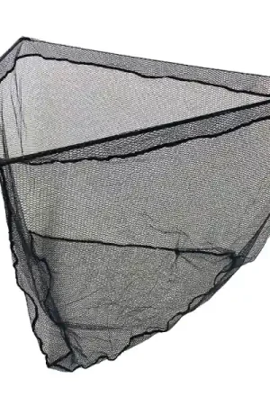Épuisette NGT 42" Black Specimen Rubber Net incluant 'V' Block et sac de transport Livraison Express