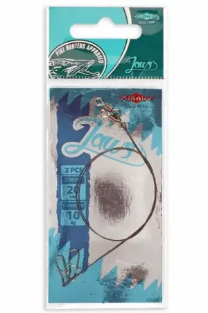 Bas de ligne acier Mikado Jaws Wolfram Leaders, 2 pièces Pas Cher