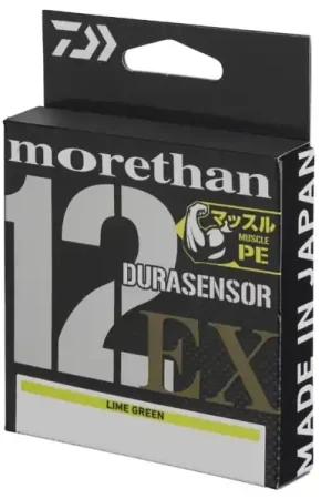 Tresse Daiwa UVF Morethan Durasensor Lime Green 12EX+Si3 (200m) Bon Plan