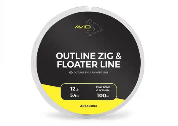 Meilleur Prix Bas de ligne Avid Carp Outline Zig & Floater Line