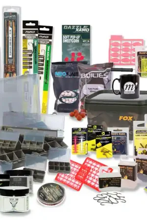 Carp Tacklebox, assortiment de matériel de marques bien connues pour la carpe ! Prix Choc