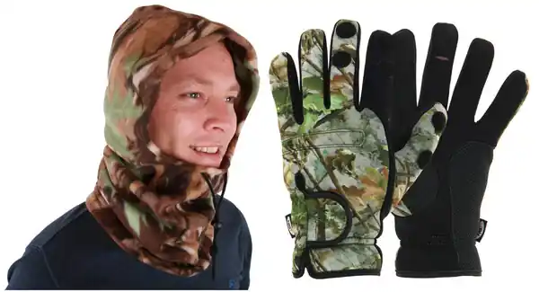 Offre Spéciale NGT Winter Wear - Fleece Snood + Neoprene Gloves