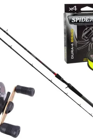 Réduction Combo Heavy Cast : canne Fox Rage, moulinet Shimano Reel et Spiderwire