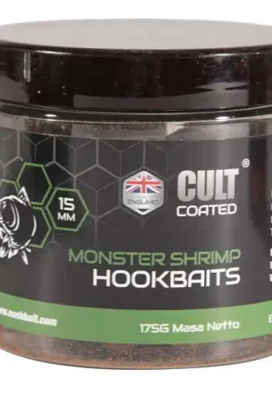 Appâts durs enrobés Nash Monster Shrimp Cult Quantité Limitée
