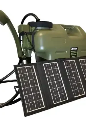 Produit De Marque Douche de camping rechargeable Holdcarp avec panneau solaire 10W