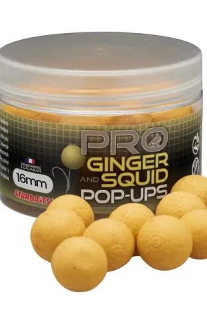 Starbaits Pro Ginger & Squid Pop Up 16mm (50g) Réduction