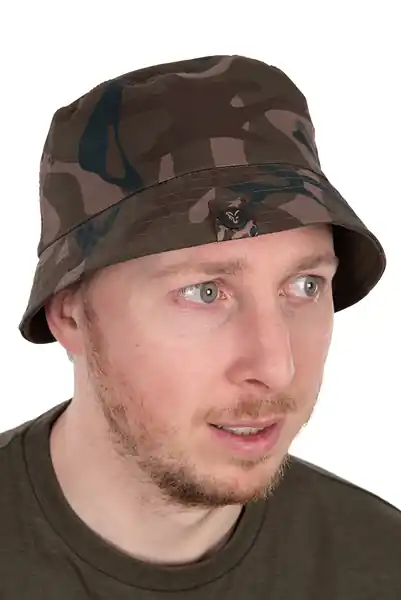 Bob Fox Camo Reversible Bucket Hat Fish Cap Satisfait Ou Remboursé