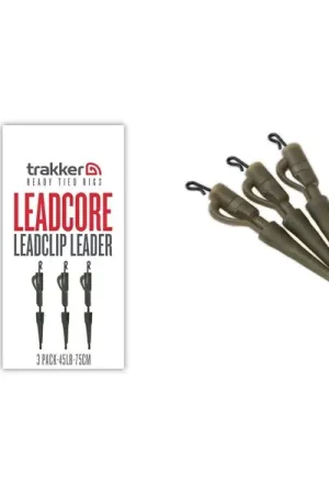 Acheter En Ligne Bas de Ligne Leadcore Leadclip Trakker 45lb (75cm) (3 pièces)