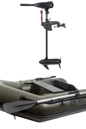 Bon Plan Ensemble bateau pneumatique à lattes et moteur électrique Ultimate
