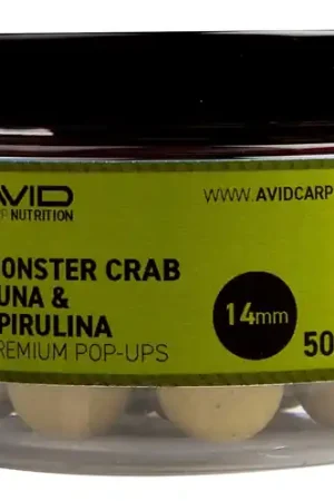Nouvelle Collection Avid Monster Crab-Tuna & Spirulina Pop Ups 14mm (50g)