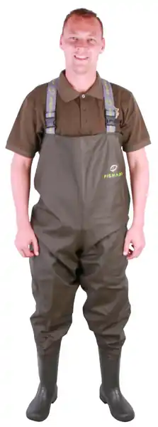 Waders légers Fisharp Lightweight Chest Wader Olive Authentique