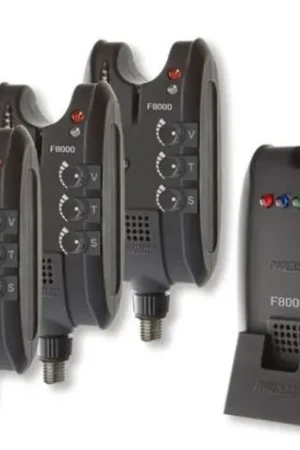 Satisfait Ou Remboursé Cormoran Pro Carp F-8000 Wireless Bite Indicator Set 3+1 (piles non incluses)