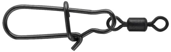 Attaches rapides Spro Easy Snap met Rolling Swivel 'Matt Black' Vente Directe