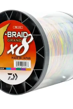 Retour Gratuit Tresse Daiwa J-Braid Grand X8 Multi Colour 1500m