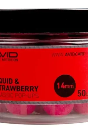 Avid Squid & Strawberry Pop Ups 14mm (50g) Usine Directe
