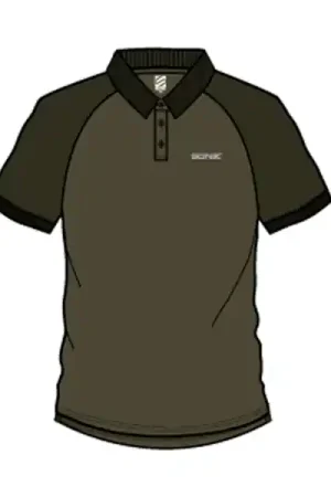 Polo Sonik Raglan Vert Offre Spéciale