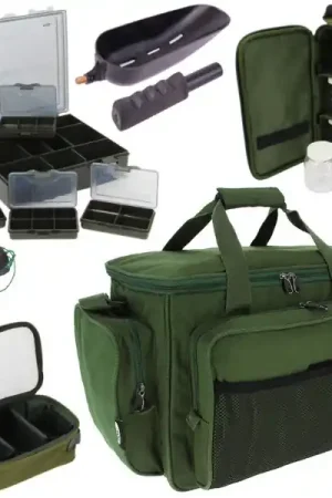 Nouvelle Collection NGT Carp Carryall Kit avec Boîte de Pêche, Glug Bag, Bit Boxes, Lead Bag et plus encore !