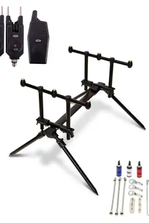 Expédition Rapide NGT Rodpod Ensemble incl. détecteurs et indicateurs de touche!