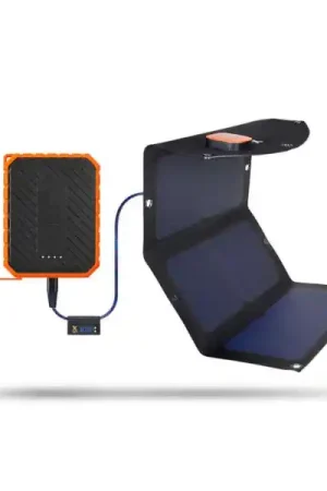 Réduction Chargeur et panneau solaire Xtorm SolarBooster Panel Black + Xtorm Rugged Power Bank