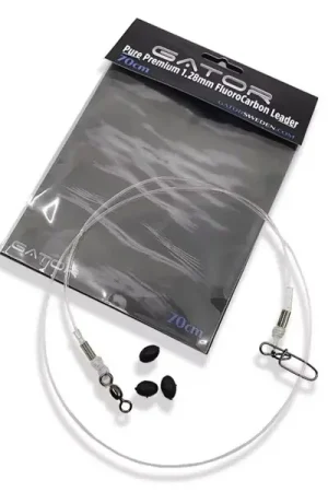 Bas de ligne fluorocarbone Gator Elite 70cm (1.28mm) Commander Vite