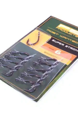 Hameçons Carpe PB Products Super Strong Hook DBF Barbed (10 pcs) Petit Prix
