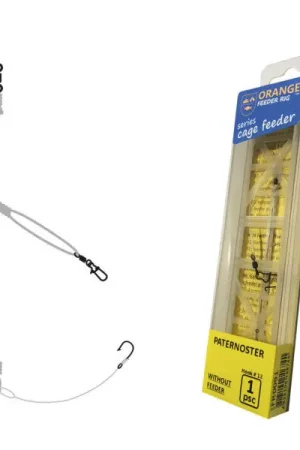 Life-Orange Feeder Rig Paternoster Avec Elastique Prix Promo