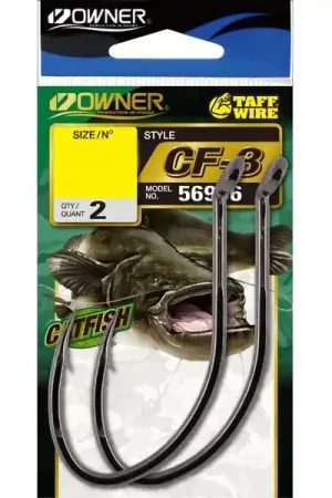 Hameçon silure Owner CF-3 Catfish #7/0 (2 pcs) Petit Prix