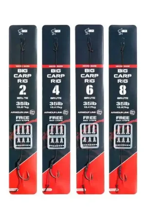 Bas de ligne Nash Big Carp Rig Karper Certifié