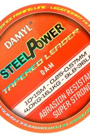 Damyl Steelpower Tapered Leader Shockleader Expédition Rapide