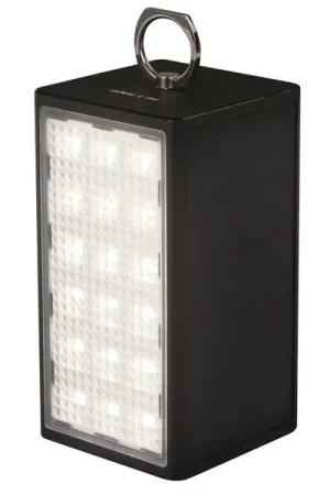 Prix Promo DÖRR Solar Powerbank avec LED Light SL-10600 Black, rechargeable par câble USB ou par panneau photovoltaïque
