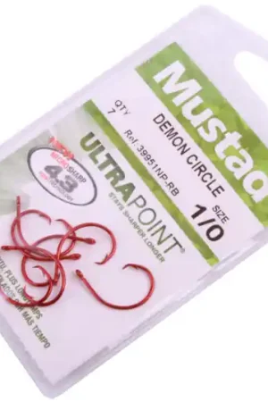 Mustad Demon Circle Hook Ultrapoint Achat Immédiat