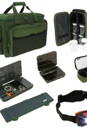 Prix Promo Ensemble complet NGT Carp avec sacoche, boîtes etc