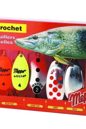 Solde Set cuillères Mepps Brochet (5 pièces)