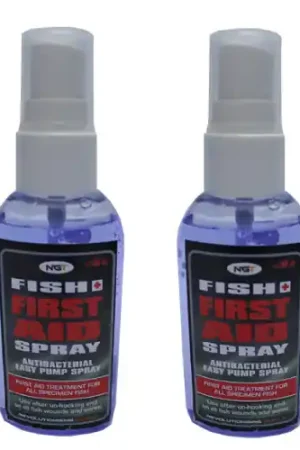 2 Flacons First Aid Fish Spray (souvent obligé sur les eaux payantes) pour les plaies de poissons Dernier Modèle