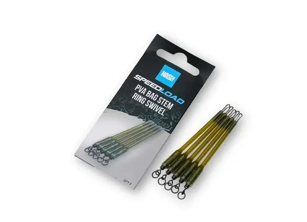 Tiges PVA Nash Speedload avec Émerillon (5 Pièces) Retour Gratuit