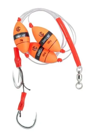 Montage Silure Uni Cat Weightless Smelly Gripper Catfish Rig 150cm (9/0) (48,4kg) Prix Choc