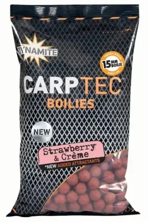Prix Réduit Bouillettes Dynamite Baits Carptec Strawberry & Crème (900g)