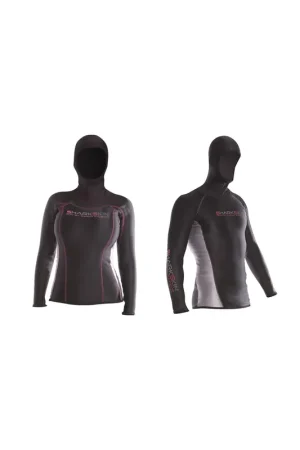 Haut Manche longues avec cagoule Sharkskin Chillproof Expédition Rapide