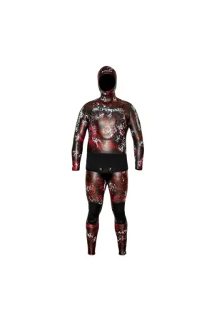 Combinaison Picasso Thermal Skin 5mm Camo Red Top Vente