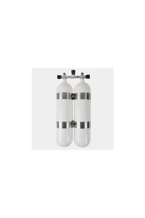 Bloc Bi bouteille 2 x 12 long 171 mm 232 bar fond convexe Solde